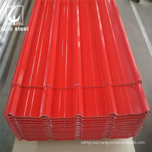 Prepainted Roofing Raw Materials Prices List For Color Coated 16 Gauge Corrugated Steel Sheets